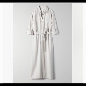 Aritzia utility dress ice grey